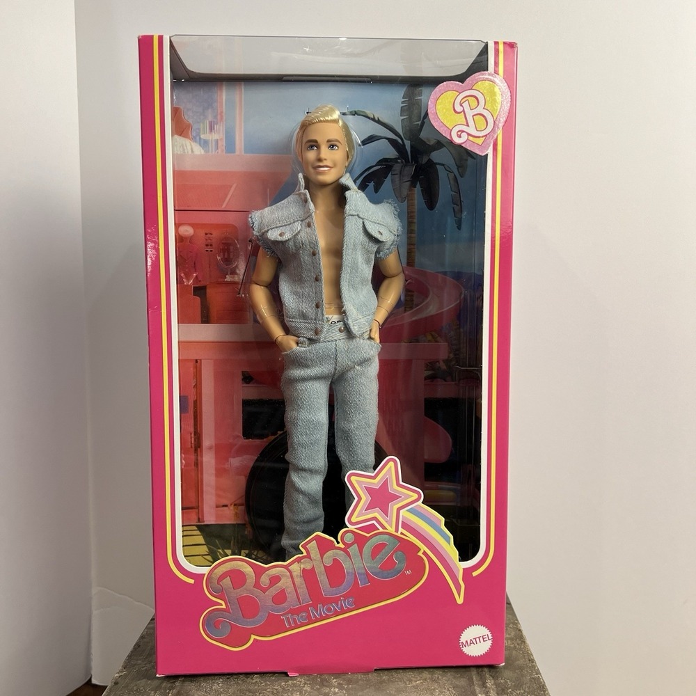 Mattel Barbie The Movie Lt Ed Ken Doll Jeans Outfit HRF27 NIB